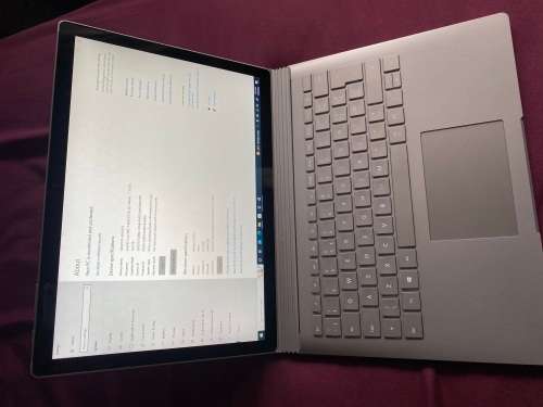 NVIDIA GEFORCE GTX1050 Microsoft Surface Book 2 13.5` Touchscreen 2 in 1 - Core i7--8650U-16GB RAM